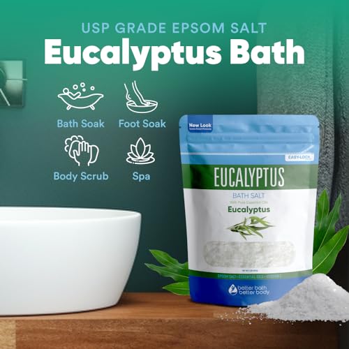Better Bath Better Body Eucalyptus Epsom Salt Soak - 32 Oz Natural Bath Salt