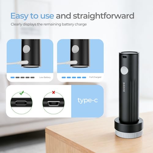 HOMOH Cordless Electric Vacuum Pump for Travel Storage Bags