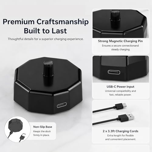 Replacement Charging Dock for AquaSonic Black Series Electric Toothbrush
