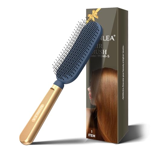 SHINLEA Luxury Detangling Hair Brush with Scalp Massage Bristles