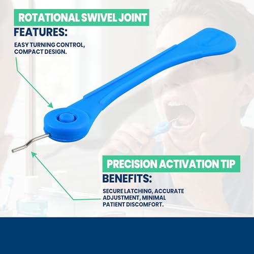 2 Pack Orthodontic Expander Key Tool with Swivel Grip