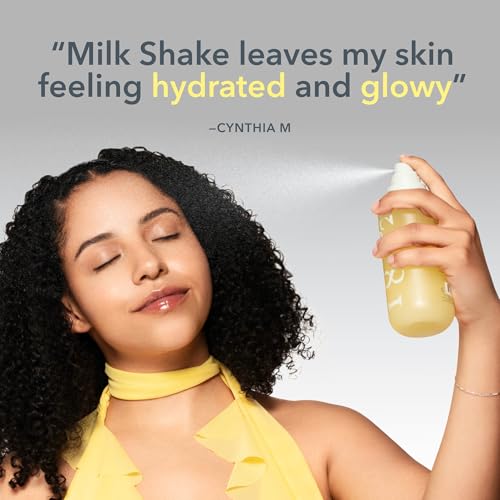 Beekman 1802 Milk Shake Hydrating Face Mist Mini - 2 fl oz | Alcohol-Free Toner & Setting Spray with Hyaluronic Acid
