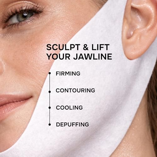 7 pcs V Line Lifting Mask with Collagen Hyaluronic Retinol & Niacinamide for Jaw & Neck Firming