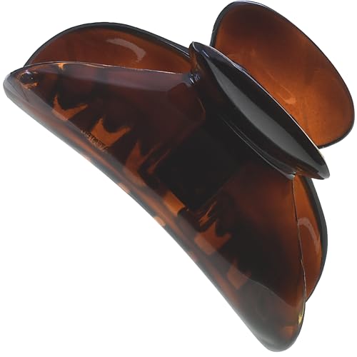 Camila Paris Tortoise Shell 2.75" Medium Claw Hair Clips for Thick Hair, Strong Hold, No Slip