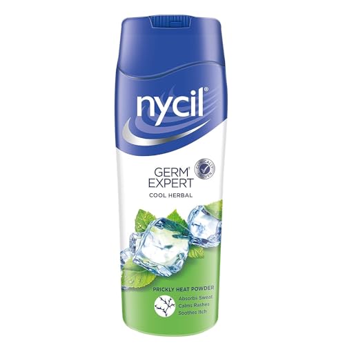 Nycil Cool Herbal Prickly Heat Powder - 150g for Summer Relief