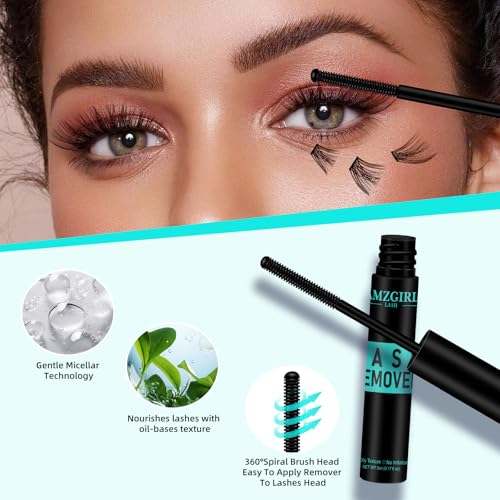AMZGIRL F-Remover-5ml Lash Extension & Cluster Lash Oil Glue Remover