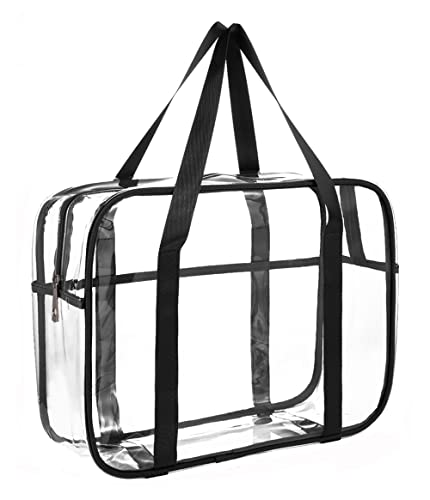 Large Clear Makeup Bag - PVC Travel Toiletry Organizer