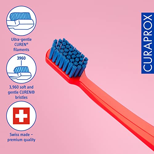 Curaprox CS 3960 Ultra-Soft Toothbrush - Swiss Made, Single Pack