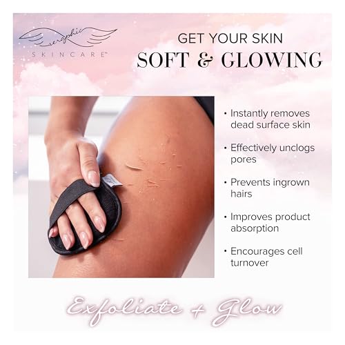 Bikini Buffer Scrub Mitt for Women - Exfoliates Ingrown Hairs & Razor Bumps