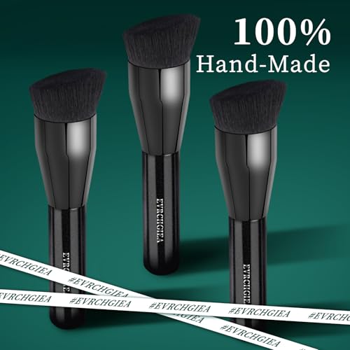 Flat Top Kabuki Foundation Brush for Liquid & Cream Makeup