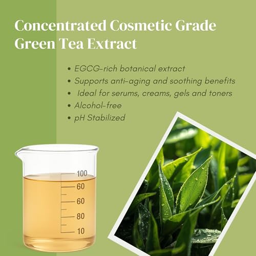 Naples Cosmeceuticals Organic Green Tea Extract Liquid 4 oz - Skin & Hair Care