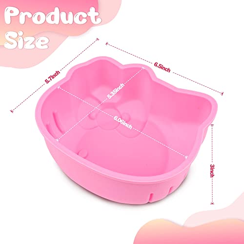 6 Inch Cat Silicone Cake Mold - BPA Free Non-Stick Baking Tool