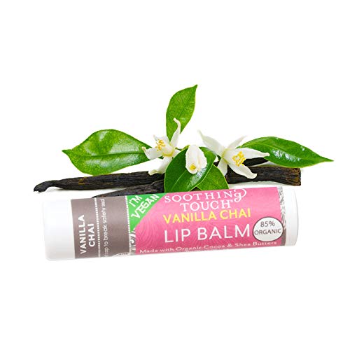 Vegan Lip Balm Set - Lemon Cardamom & Vanilla Chai, Organic, Cruelty-Free