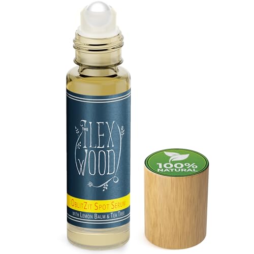 The Ilex Wood Spot Soothing Serum - Tea Tree & Lemon Balm Blemish Treatment, 0.34 Fl Oz