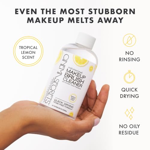 Cinema Secrets Makeup Brush Cleaner - 4 Fl Oz Rinse-Free Solution