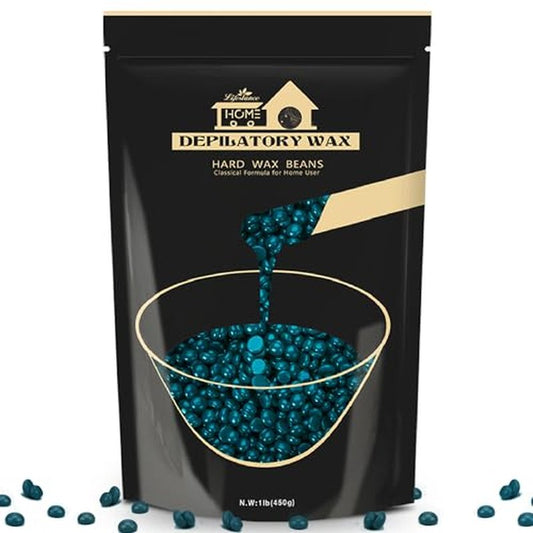 Lifestance Hard Wax Beads, 1lb, Jasmine, Sensitive Skin, for Face, Body, Legs, Brazilian Bikini Wax, Pearl Beads for Wax Warmers