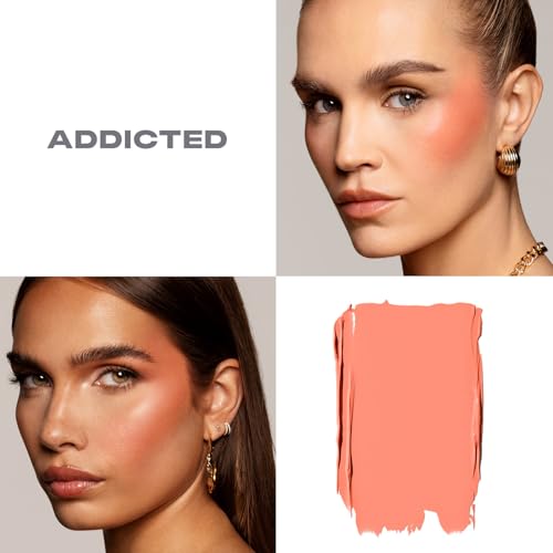 Morphe Huephoric Rush 3-in-1 Silk Cream-to-Matte Blush - Addicted