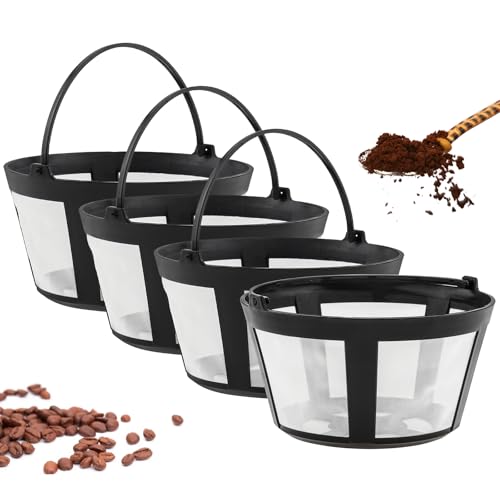 Reusable Coffee Filter Baskets 4-Pack for Mr. Coffee & Cuisinart