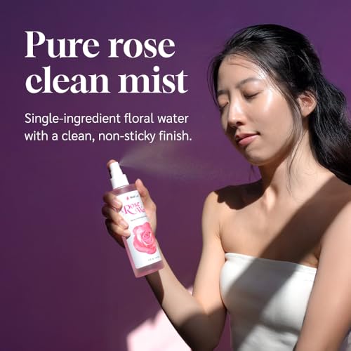 Well's Oil Rosewater Face & Hair Mist Spray - Alcohol-Free Hydrosol (4 fl oz)