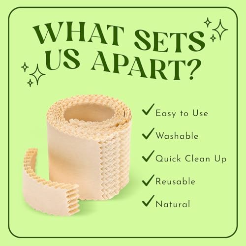 MOOM Wax Strips - 48 Reusable Body & Facial Hair Removal Strips