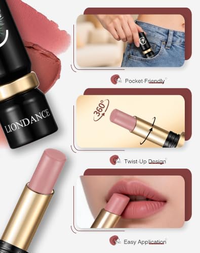 Soft Petal Velvet Matte Lipstick - Soft Pink Nude Lip Color