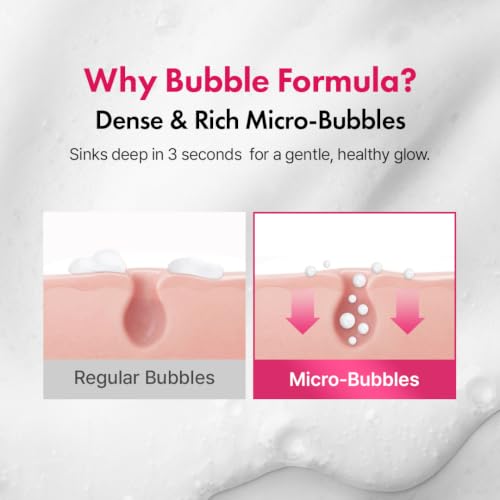 Hanskin PDRN Micro Bubble Pore Mask with Pink Lotus - 3.21 fl oz