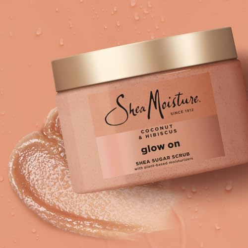 SheaMoisture Coconut Hibiscus Body Scrub for Glowing Skin - 12 oz