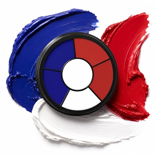 BOBISUKA 6-Color Cream Face & Body Paint Set – Washable, High Pigment for 4th of July & Festivals