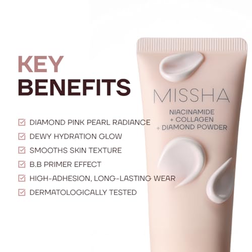 MISSHA M BB Boomer Face Primer - Radiant Dewy Glow Makeup Base