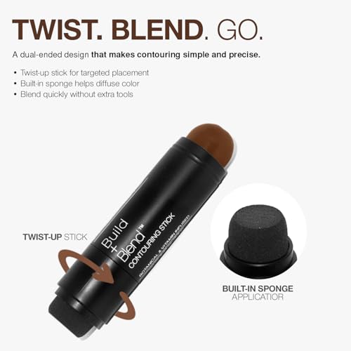 Palladio Build + Blend Contour Stick - Hydrating Cream Sculpting Makeup
