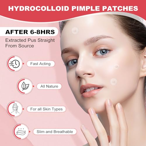 Hydrocolloid Acne Patches for Spot Treatment - 432 Count
