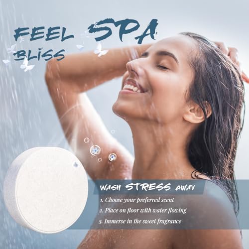 BYART Green Aromatherapy Shower Steamers with 8% Essential Oils — Relaxing Bath & Air Freshener