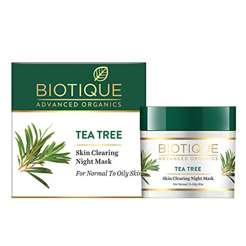 Biotique Tea Tree Skin Clearing Night Mask for Oily Skin - 50g