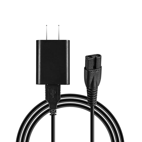 Suttik Hair Clippers USB Charging Cable & AC Adapter - 5FT