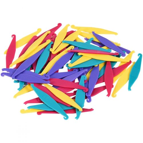 SenseYo 100 Pcs Colorful Dental Elastic Rubber Bands & Placers for Orthodontic Braces