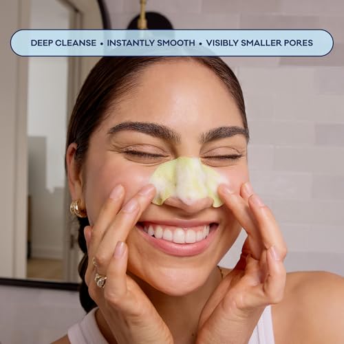 Bioré Pore Refining Bubbling Nose Mask with Glycolic Acid, 8 Ct