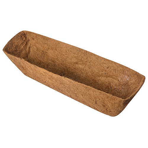 30 Inch Coconut Fiber Trough Planter Liners - Pack of 2