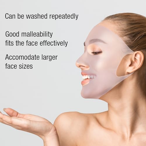 Luxe Reusable Silicone Face Mask for Serums & Moisturizers 2-Pack