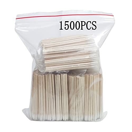 GSA 1500 Count Pointed Tip Cotton Swabs for Microblading and Makeup