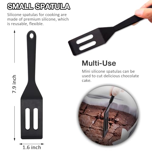 Eolilim Mini Silicone Spatula Set - 5PCS Kitchen Utensils