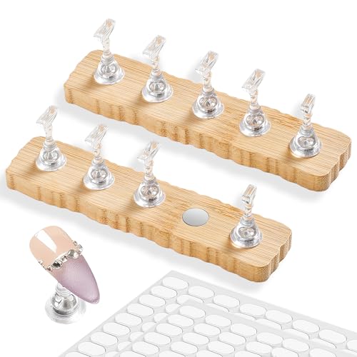 Nail Stand Kit with Strong Magnetic Holder & 200 Adhesive Tabs