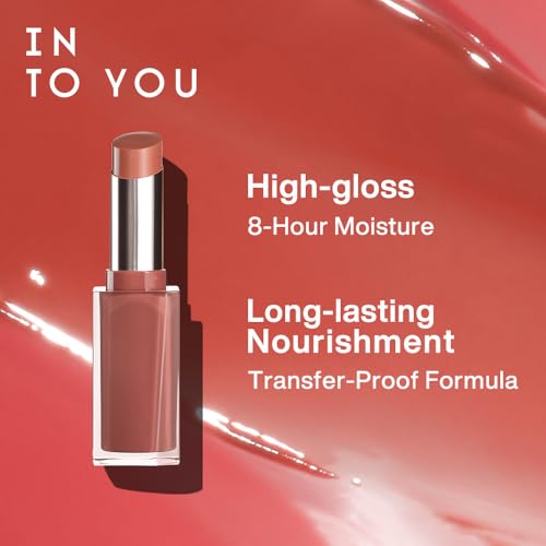 INTO YOU GL02 Glow Balm-in Lipstick - Sheer Hydrating Lip Stain with Mirror Finish