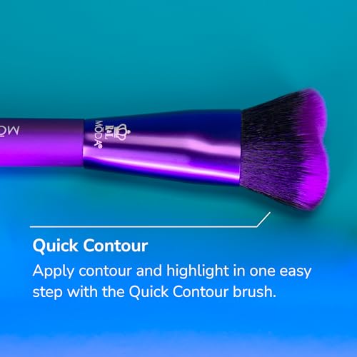 MODA Perfect Pairs Insta-Glow 2-Piece Vegan Makeup Brush Kit