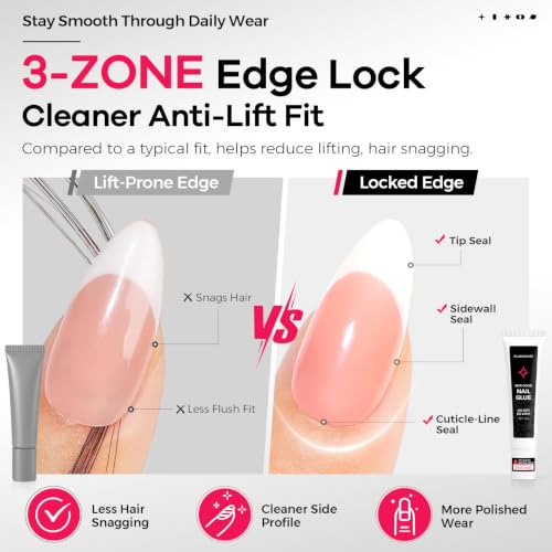 Glamonade Strong Press-On Nail Glue 15g Fast-Drying, No UV Needed