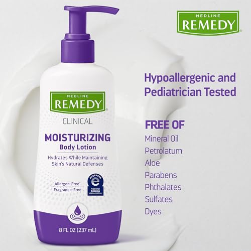 Medline Remedy Clinical Skin Cream Moisturizer - Fragrance-Free, 8 fl oz