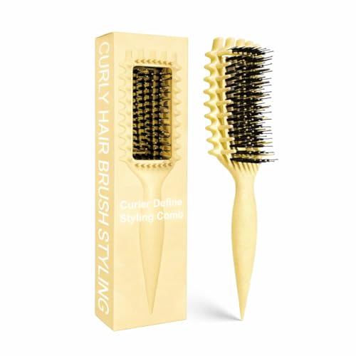 Ergonomic Curl Brush for Thick Hair - Candybrush Curl Definer