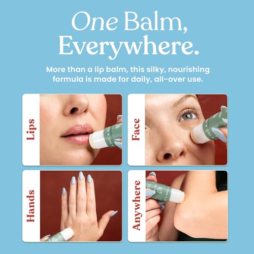 Ember Hour Regenerative Grass-Fed Beef Tallow Lip Balm with Citrus Scent – Moisturizing, Natural Lip Care, 6.7g Jumbo Tube