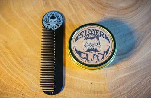 Men's Hair Clay & Pocket Comb Set - Matte Finish Medium Hold Styling