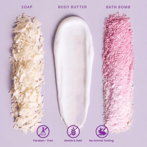 Body & Earth Orchid Spa Gift Set for Women - 5 Piece Bath & Body Collection