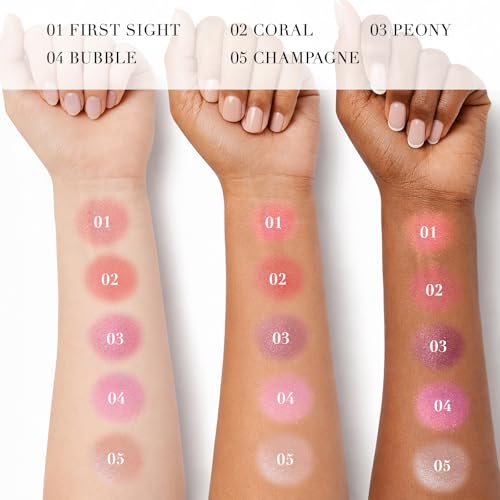 UCANBE First Sight Champagne Baked Blush for Cheeks, Seamless & Long-Lasting Glow Palette